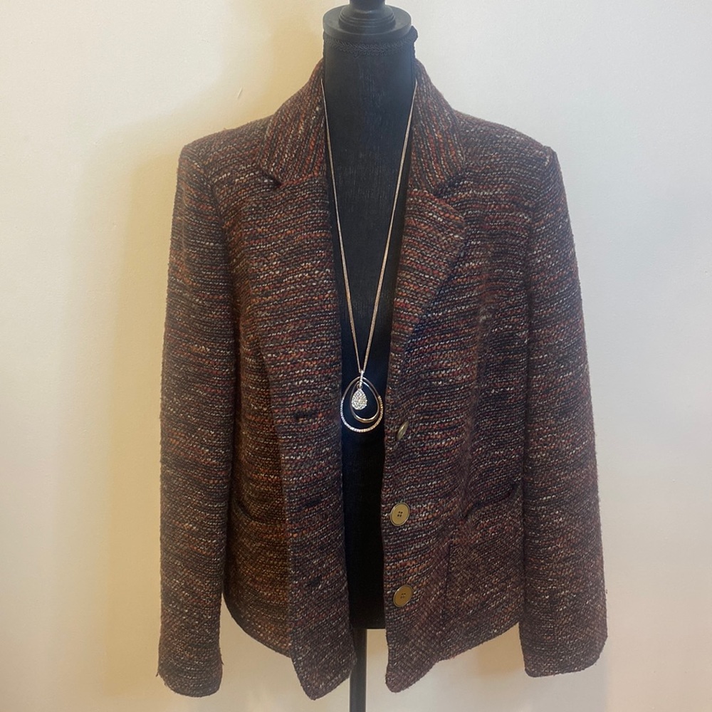 Business casual tweed jacket